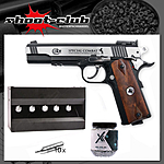 Colt Special Combat Classic CO2 Pistole 4,5mm BBs im Plinking-Set Bild 2