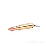 Copper & Brass Schlüsselanhänger Patrone Kaliber 7,62x39 AK47 FMJ
