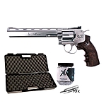 Dan Wesson 8 Zoll CO2 Revolver 4,5 mm BB silber - Koffer-Set Bild 2
