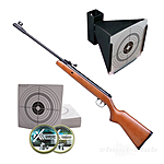 Diana Two-Forty 240 Classic Luftgewehr Kaliber 4,5mm Diabolos- Set mit Trichterkugelfang Bild 2