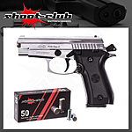 Ekol P29 Schreckschusspistole chrom 9mm P.A.K. inkl. Platzpatronen Bild 2