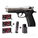 Ekol P92 Magnum Schreckschusspistole 9mm P.A.K. Chrom Magazin Set Bild 2