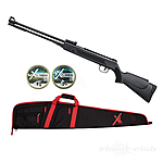 GSG WF600P Luftgewehr 4,5mm Diabolos Schwarz Futteral Set Bild 2