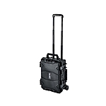 Glary Hartschalenkoffer mit Trolley-Funktion 46x35x20,6 cm Schwarz Bild 2