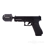 Glock 17 Gen 5 Schreckschuss Pistole 9mmPAK mit Pyro Launcher Black Edition Bild 2