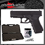Glock 19 CO2 Pistole 4,5 mm Stahl BBs - Koffer-Set Bild 2