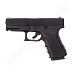 Glock 19 - CO2 Pistole / schwarz, Kaliber 4,5 mm mit Metallschlitten Bild 2