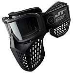 JT Delta 3 Airsoftmaske Black - Singleglas Clear Bild 2