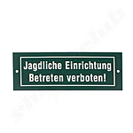 Jagd-Schild 