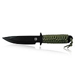 MP9 Outdoor feststehendes Messer mit Kordelgriff in OD-Green