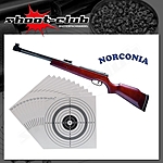 Norconia GSG B36 Luftgewehr 4,5 mm Diabolos + 25 Zielscheiben