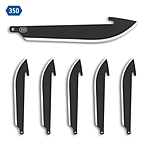 Outdoor Edge 3.5 Drop-Point Wechselklingen 6er Pack Black Oxide Ersatzklingen Bild 2