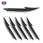 Outdoor Edge 5.0 Boning / Fillet Wechselklingen 6er Pack Black Oxide Ersatzklingen Bild 2