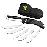 Outdoor Edge Razor Pro Dual Klingen Messer mit Wechselklingen schwarz