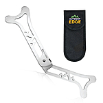 Outdoor Edge Steel Stick Brisket Spreader - BBQ Fleischhalter aus Edelstahl