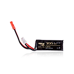 Phylax LiPo Akku T-Plug 7,4 V 300 mAh 35 C fr HPA Airsoft