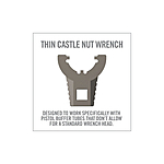Real Avid Master-Fit Thin Castle Nut Wrench