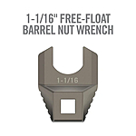 Real Avid Master-Fit Wrench Head 1-1/16'' Free-Float Barrel Nut Bild 2