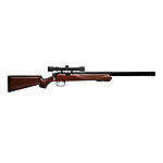 Remington Vought Pressluftgewehr PCP 4,5mm Diabolo Holzschaft Magazin Zielfernrohr Bild 2