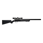 Remington Vought Pressluftgewehr PCP 4,5mm Diabolo Magazin Zielfernrohr Kunststoffschaft Bild 2