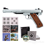 Ruger Mark IV Luftpistole Federdruck 4,5mm Diabolo im Zielscheiben-Set Bild 2
