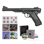 Ruger Mark IV Luftpistole Federdruck 4,5mm Diabolo schwarz Zielscheiben-Set Bild 2