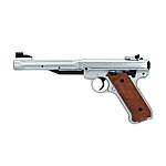 Ruger Mark IV Luftpistole Kipplauf Kaliber 4,5mm Diabolos Stainless Bild 2