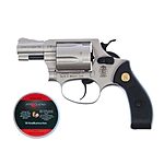 S&W Chiefs Special Schreckschussrevolver 9mm R.K. vernickelt mit Platzpatronen Bild 2