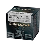 Sellier & Bellot .308 Win. B�chsenpatronen Vollmantel 11,7g/180grs. Bild 2