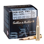 Sellier & Bellot FMJ 147grs. Kaliber .308Win Patronen