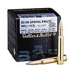 Sellier & Bellot FMJ 180grs. Kaliber .30-06Spr. 50 Schuss