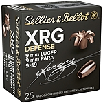 Sellier & Bellot XRG Defense 9 mm Luger 100grs 25 Schuss Bleifrei Bild 2