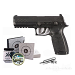 Sig Sauer P320 CO2 Pistole 4,5mm BBs & Diabolos Kugelfang-Set Bild 2