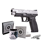 Springfield XDM bicolor CO2 Pistole Kal. 4,5mm Stahl BBs im Set Bild 2