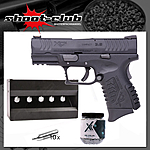 Springfield XDM compact CO2 Pistole Kal. 4,5mm Stahl BBs im Plinking-Set Bild 2