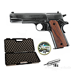 Umarex Colt Government 1911 A1 CO2 Pistole 4,5mm Diabolos Antik-Finish Koffer-Set Bild 2