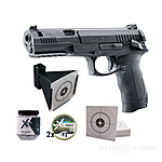 Umarex DX17 UX Tornado Luftpistole 4,5mm - Kugelfang-Set