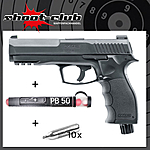 Umarex T4E HDP 50 CO2 Defense-Training-Marker .50 schwarz im Set mit Pepperballs