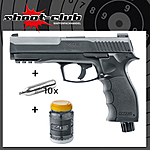 Umarex T4E HDP 50 CO2 Defense-Training-Marker .50 schwarz im Set mit Rubberballs Bild 2