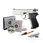 Walther CP88 vernickelt - Co2 Pistole Kal. 4,5mm im Set Bild 2