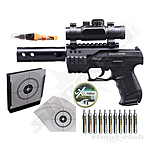 Walther Night Hawk CO2-Pistole 4,5mm - Komplett-Set