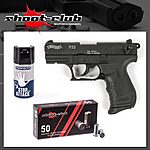 Walther P22 9mm P.A.K. Pistole mit Munition & CS Gas Bild 2