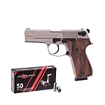 Walther Schreckschuss Pistole P88 (Nickel - Holz) - Selbstschutz - Freie  Waffen Online Shop