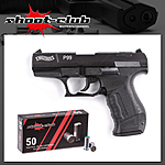 Walther P99 P.A.K. brniert mit 50 shoot-club Platzpatronen Bild 2