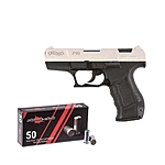 Walther P99 Schreckschusspistole 9mm vernickelt + Platzpatronen Bild 2