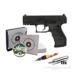 Walther PPQ CO2 Pistole 4,5 mm Diabolos - Komplett-Set Bild 2