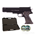 Weihrauch Black Star HW 45 Luftpistole 4,5mm Diabolos - Koffer-Set Bild 2