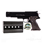 Weihrauch Black Star HW 45 Luftpistole 4,5mm Diabolos im Plinking-Set Bild 2