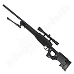 Well L96 MB-01 Upgraded Airsoft Sniper Set schwarz - 2,6 Joule Bild 2