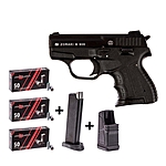 Zoraki 906 Schreckschusspistole schwarz-chrom 9 mm Platzpatronen-Set Bild 2